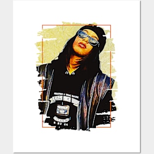 Aaliyah \ Brush Art \ Hip hop 90s Posters and Art